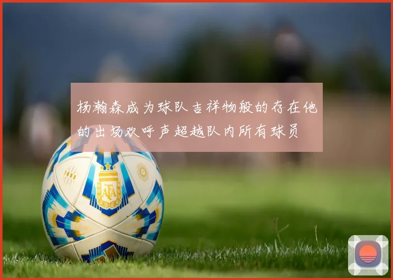 杨瀚森成为球队吉祥物般的存在他的出场欢呼声超越队内所有球员